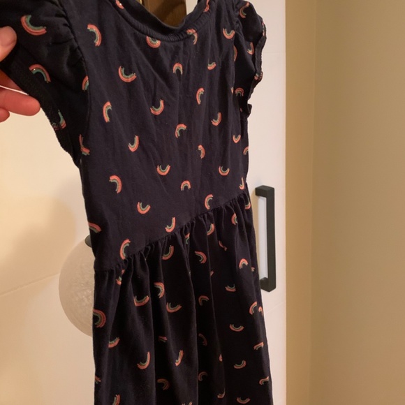Baby Gap 4 Year Navy and Rainbow Dress - Picture 2 of 3